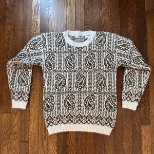 Vintage paisley sweater